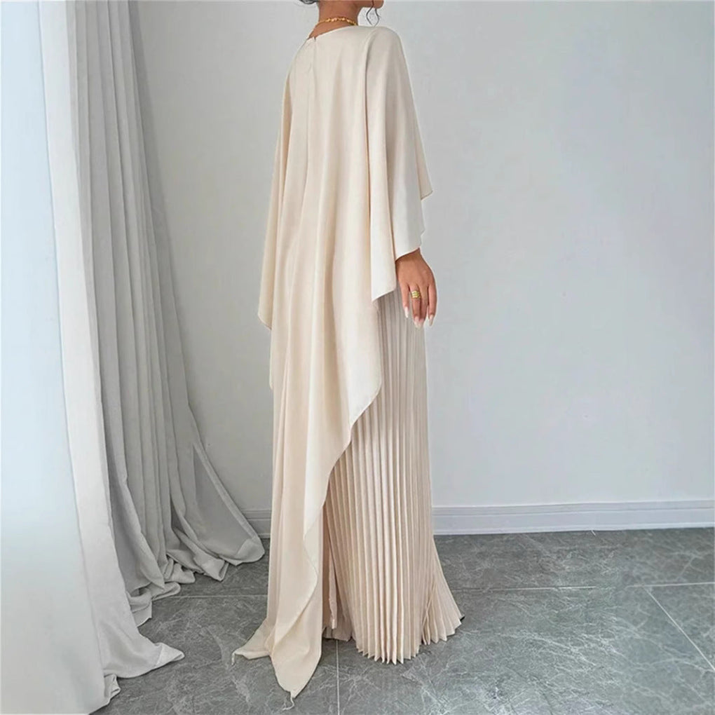 Maxi-jurk met hoge hals voor dames