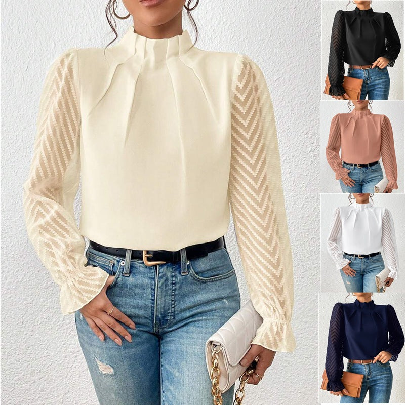 Deze luchtige en moeiteloos chique blouse is perfect voor warme dagen en biedt een combinatie van comfort, veelzijdigheid en tijdloze elegantie.