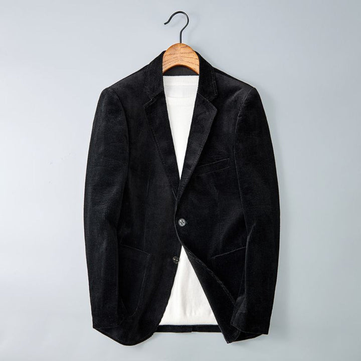 Corduroy Smart Casual Jack met gestructureerde pasvorm