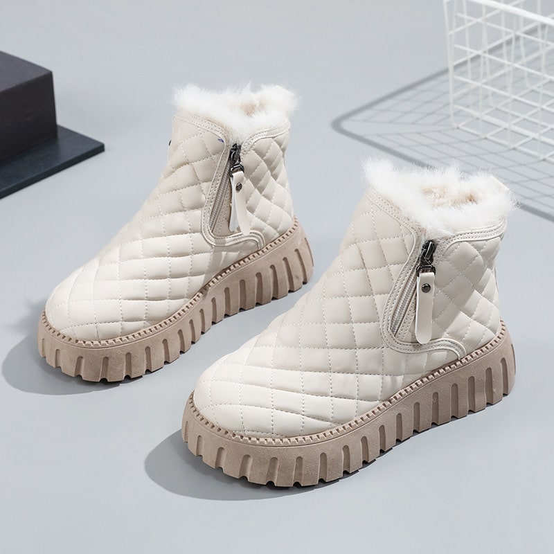 Premium Winterschoenen Met Bont Voor Dames