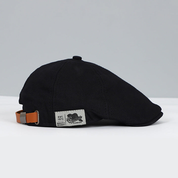 Katoenen Beret in Britse Ivy Stijl