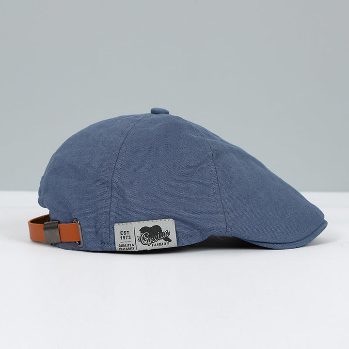 Katoenen Beret in Britse Ivy Stijl
