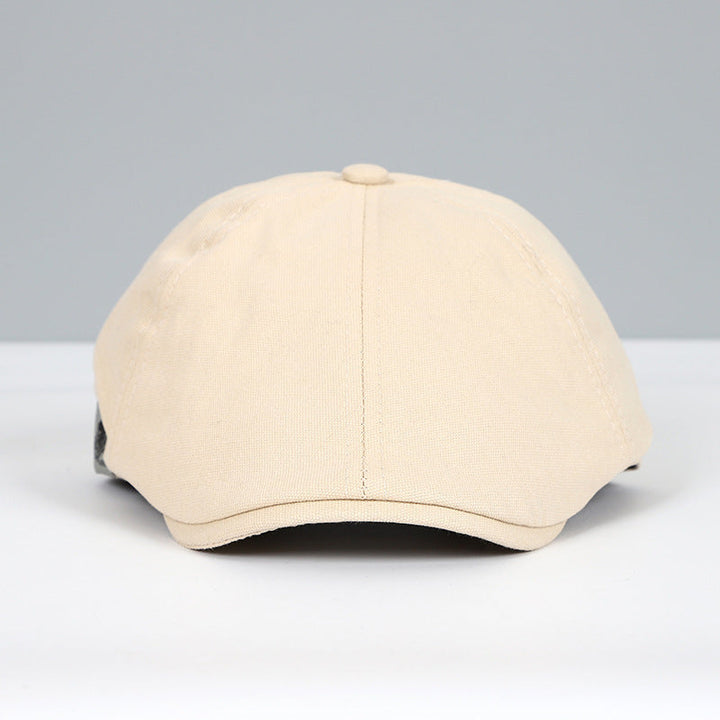 Katoenen Beret in Britse Ivy Stijl
