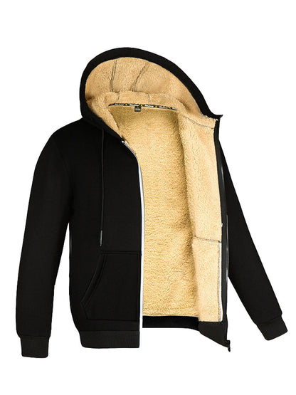 HUGO - Polar Heren Fleece Vest Met Bontvoering