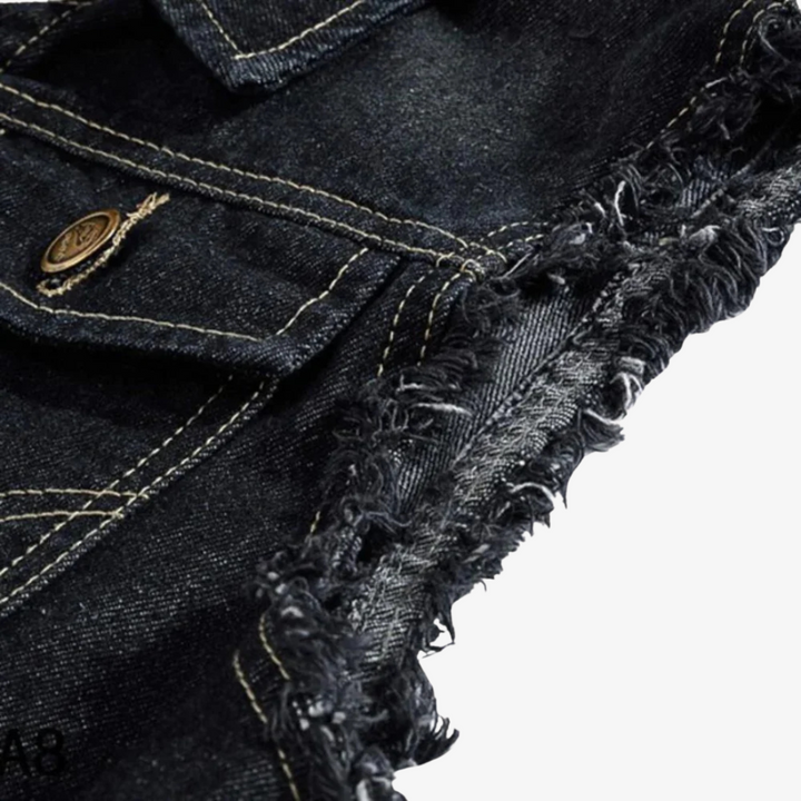 Mouwloos Denim Vest voor Heren