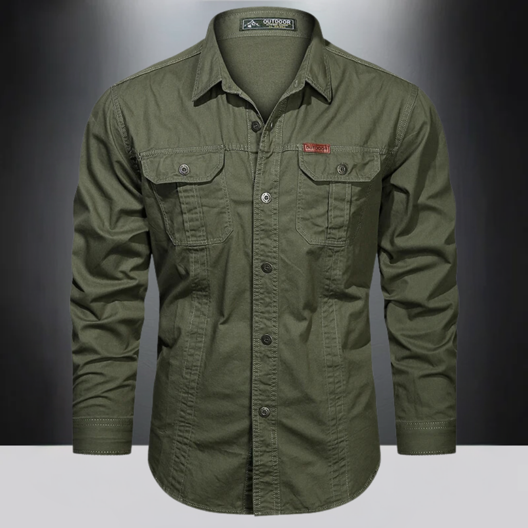 Outdoor shirt met lange mouwen voor heren