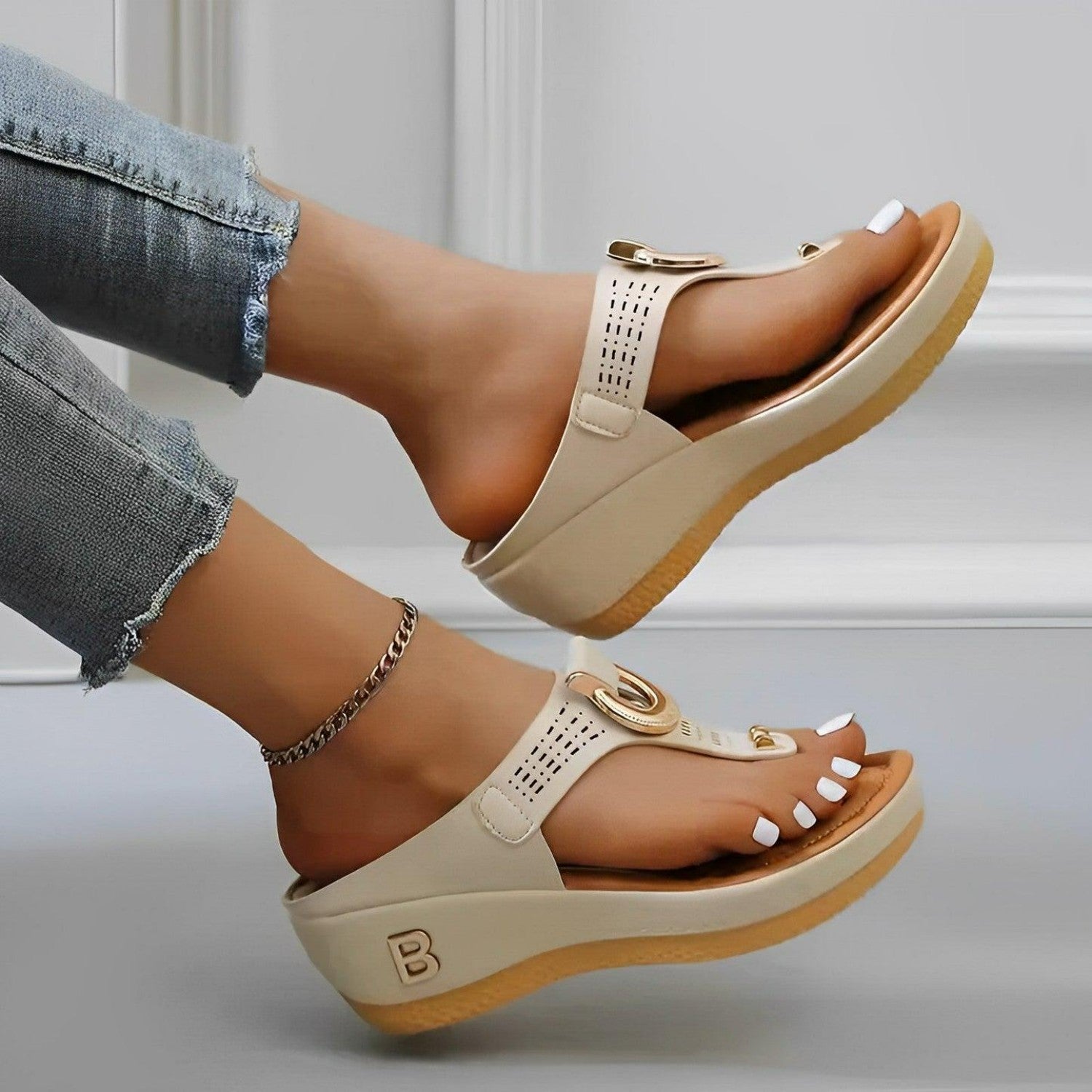 chique sandalen met ondersteunende hak en chique tinten comfortabel elegant voetpijn verminderd loopschoenen zomer lente