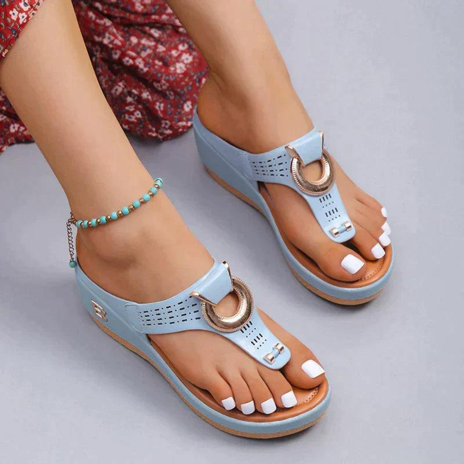 chique sandalen met ondersteunende hak en chique tinten comfortabel elegant voetpijn verminderd loopschoenen zomer lente