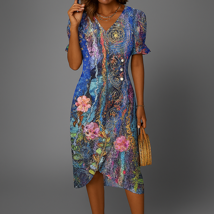 Lichtgewicht maxi-jurk voor dames