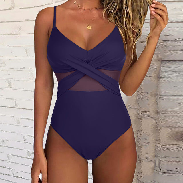 badpak chique elegant dames korte touwtjes doorschijnend strandbadpak zwemkleding dames vrouwen zomer