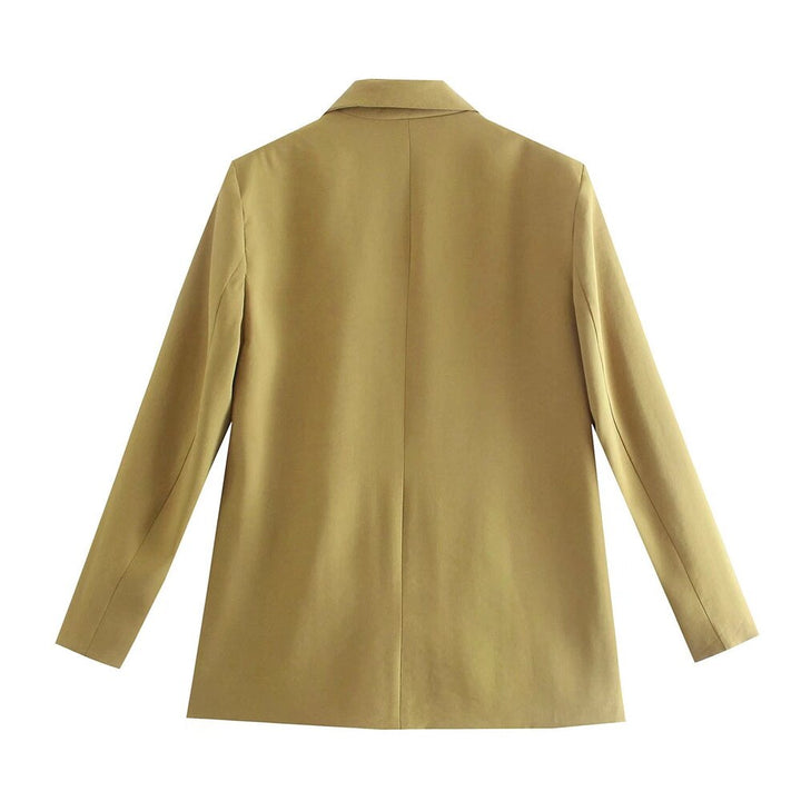PowerChic – Elegante Double-Breasted Blazer voor Dames