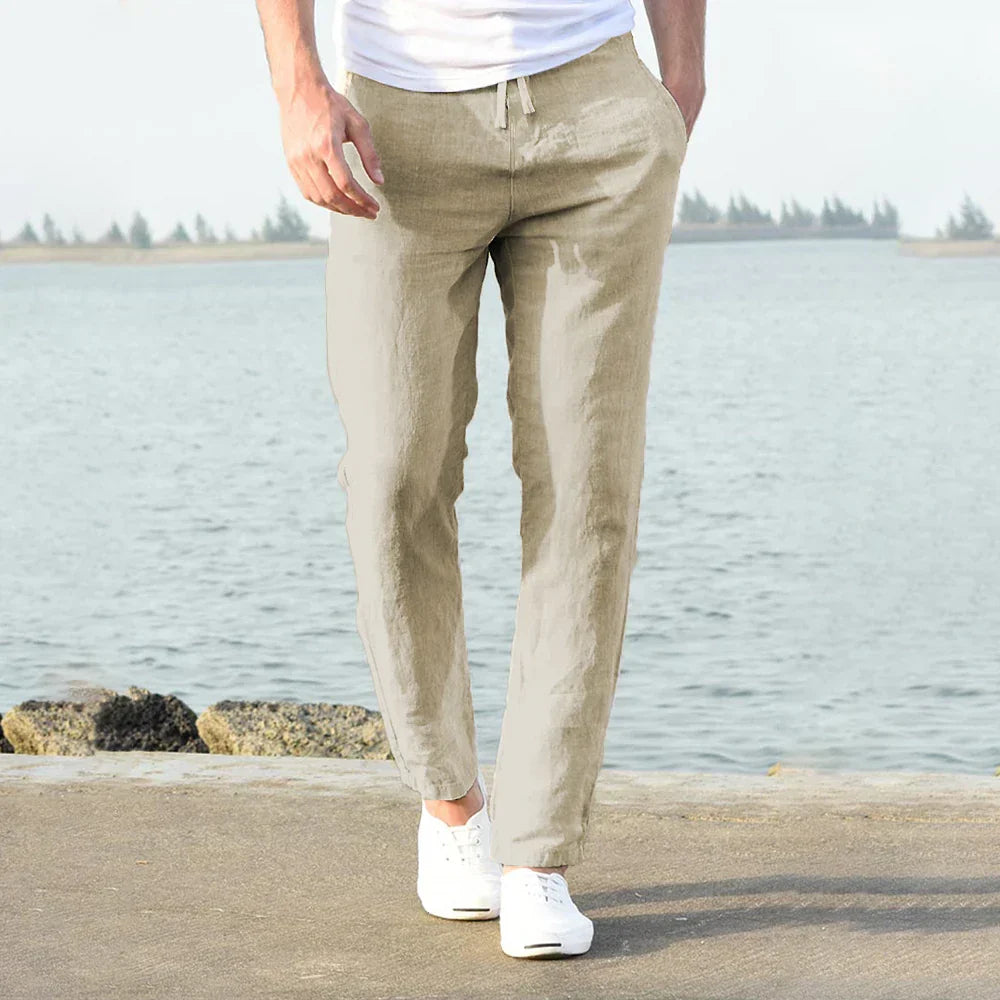 Deze broek is ontworpen voor de moderne man die waarde hecht aan zowel comfort als elegantie.