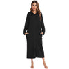 Warme Zip-up Nachtjurk met Capuchon