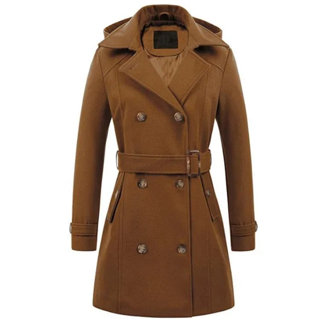 Premium Leder Winterjas Voor Dames - Nordfall