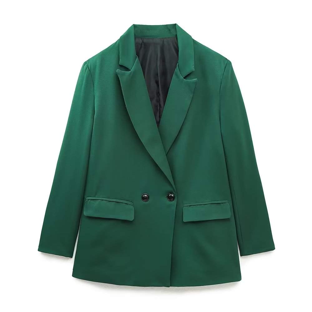 PowerChic – Elegante Double-Breasted Blazer voor Dames
