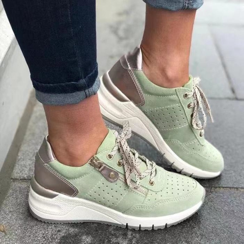 Orthopedische sneakers/schoenen Groen Dames