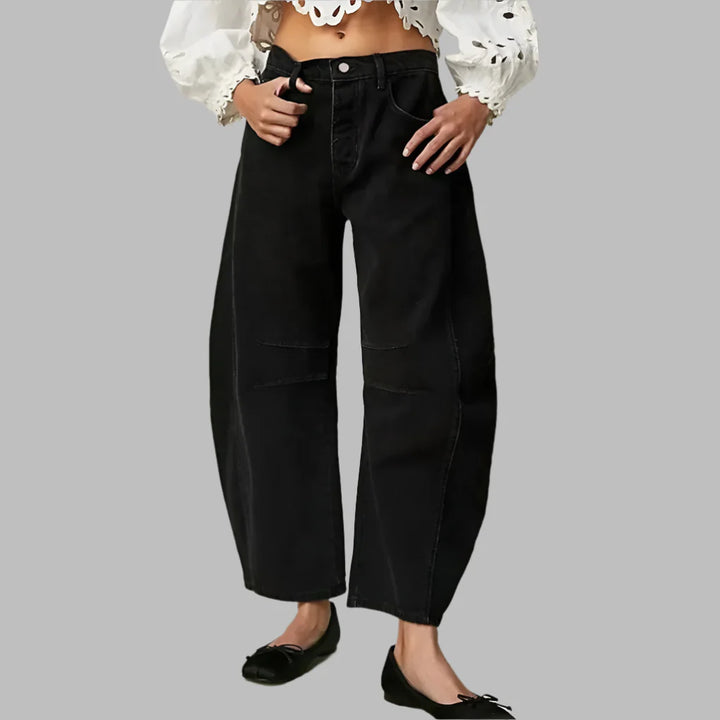 Dames jeans met wijde pijpen