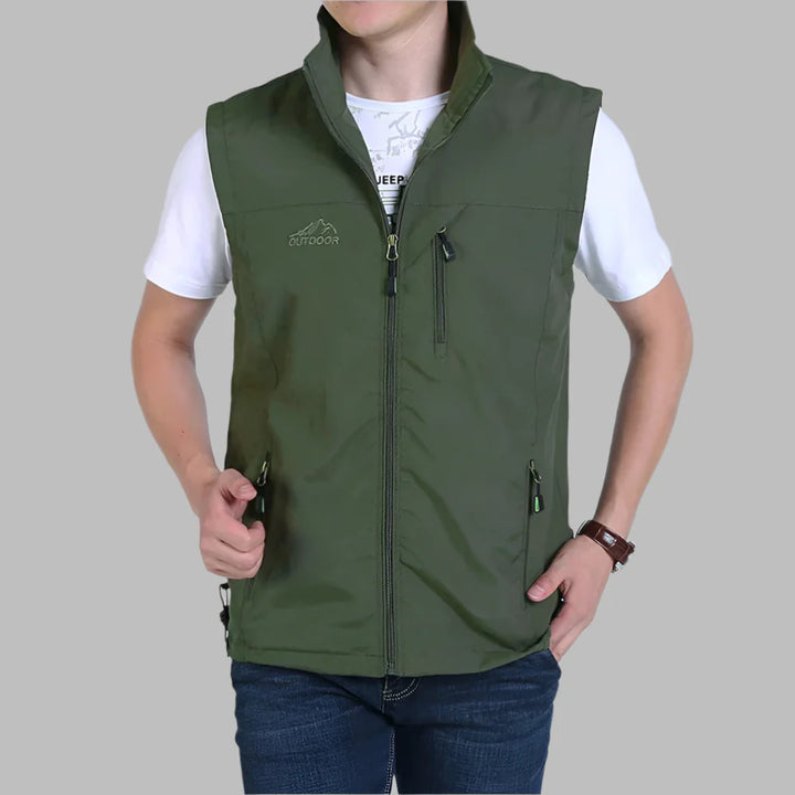 Casual outdoor bodywarmer voor heren