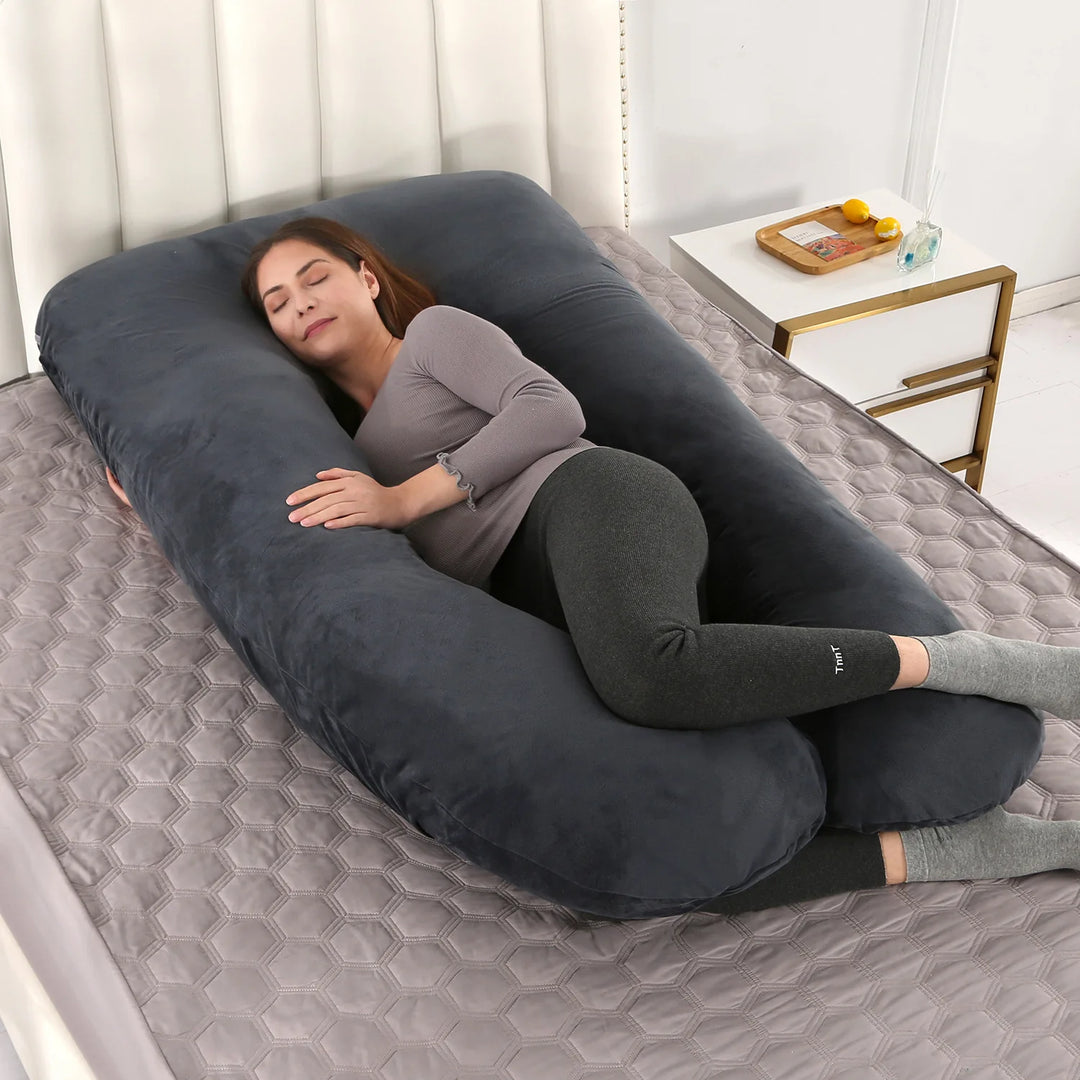 The Comfy Pillow - U-vormig zwangerschapskussen voor optimale ondersteuning en comfort