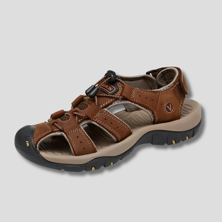 Orthopedische sandalen voor heren met verstelbare bandjes