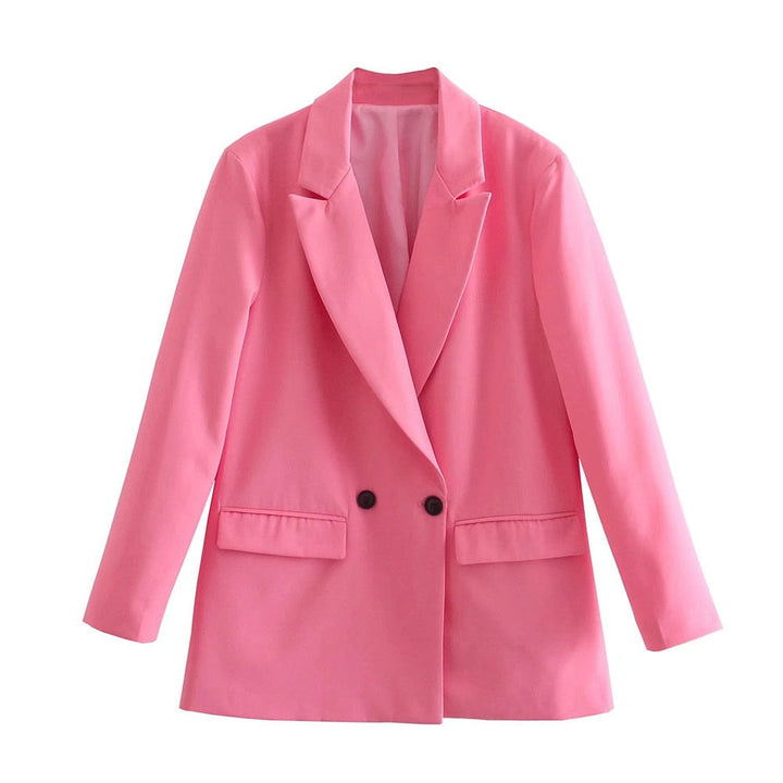 PowerChic – Elegante Double-Breasted Blazer voor Dames