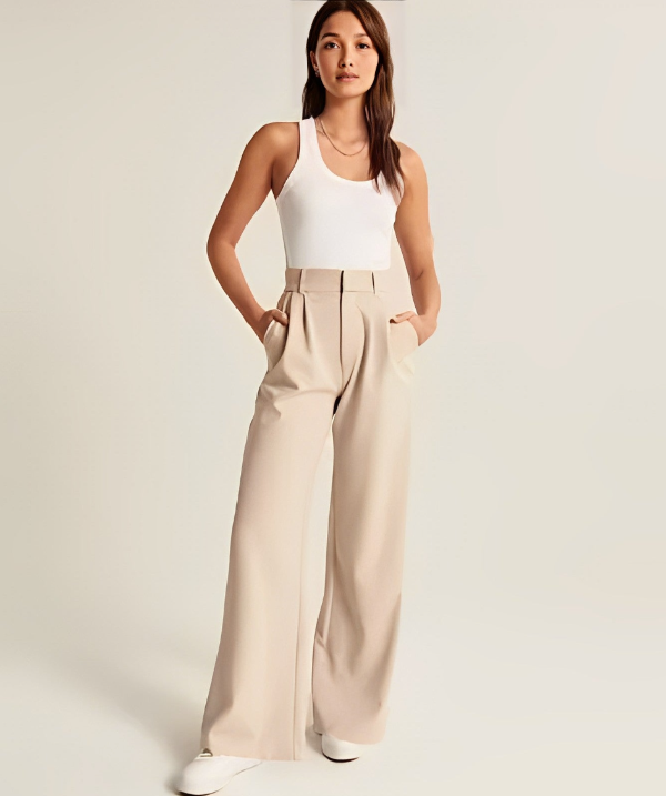 Perfect voor zowel zakelijke als casual gelegenheden, deze pantalon biedt een verfijnde look die je zelfverzekerd maakt, ongeacht de setting.