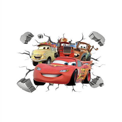 Disney Cars Muursticker - Perfect Voor Een Stoere Kinderkamer!