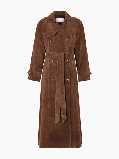 Lange Vintage Trenchcoat Winterjas - Nordfall