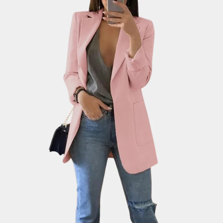 Nova – Lange Slim Fit Blazer Dames