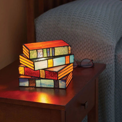 BookLights - Kleurrijke glazen boekenplanklamp