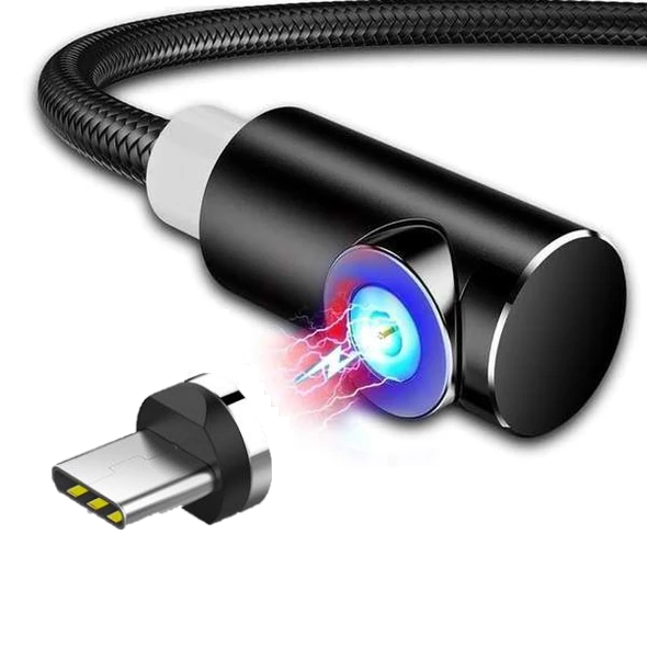 SnapCharge 2.0 – Zorgeloos Opladen – 2m Kabel met iPhone Lightning, USB-C & Micro USB