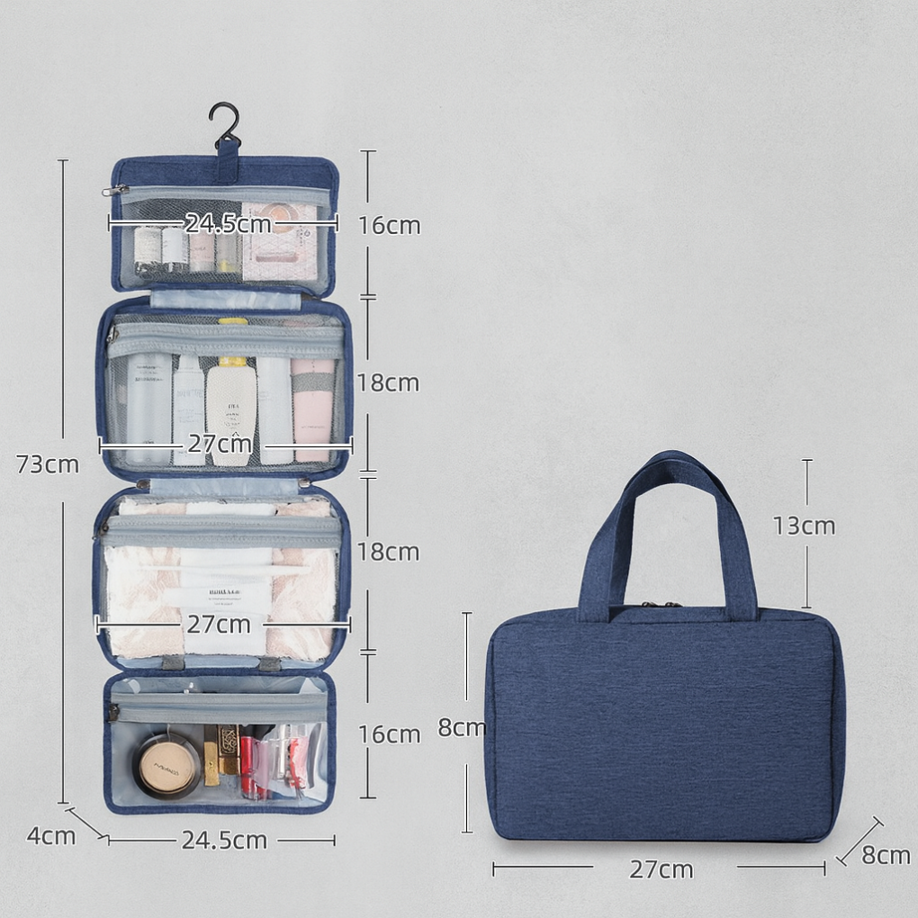 Sam | Toiletartikelenorganizer met meerdere compartimenten