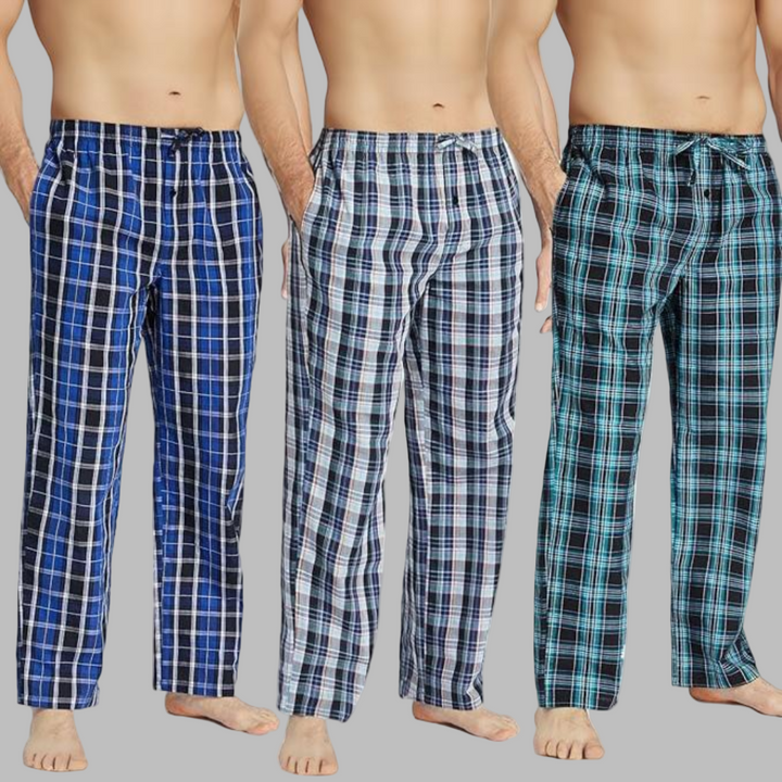 3-Pack Flannel Men's Pyjama Bottoms