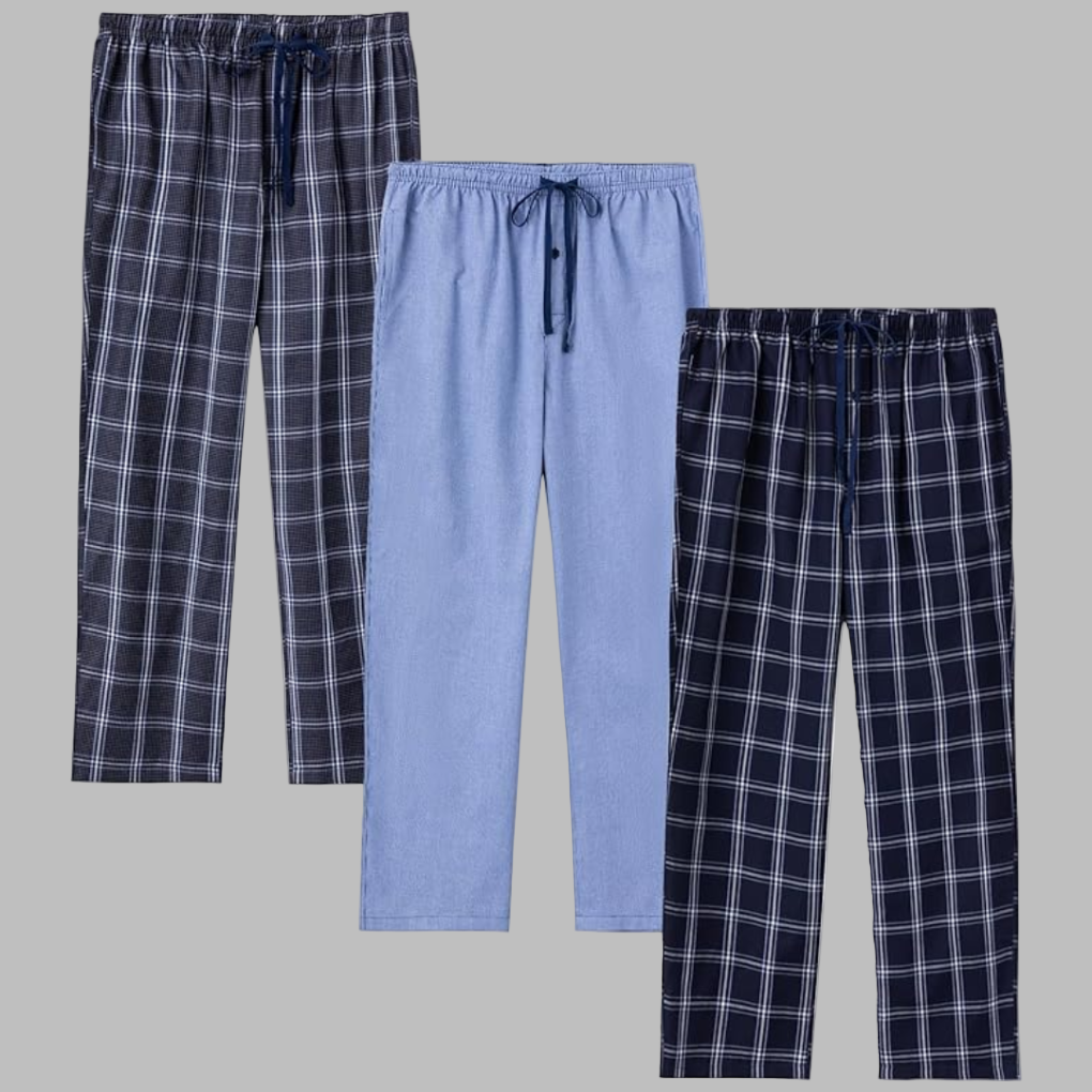 3-Pack Flannel Men's Pyjama Bottoms