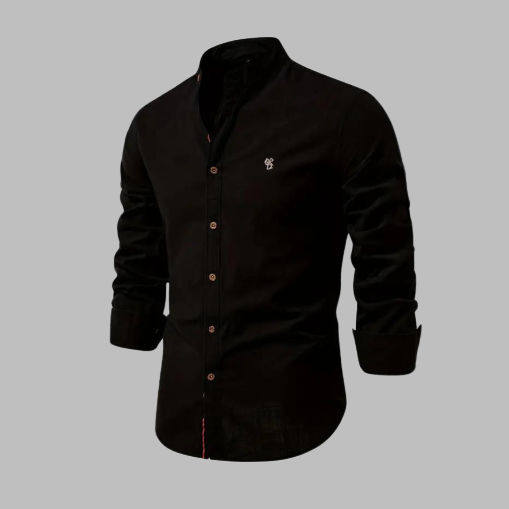 Trendy poloshirt met lange mouwen voor heren