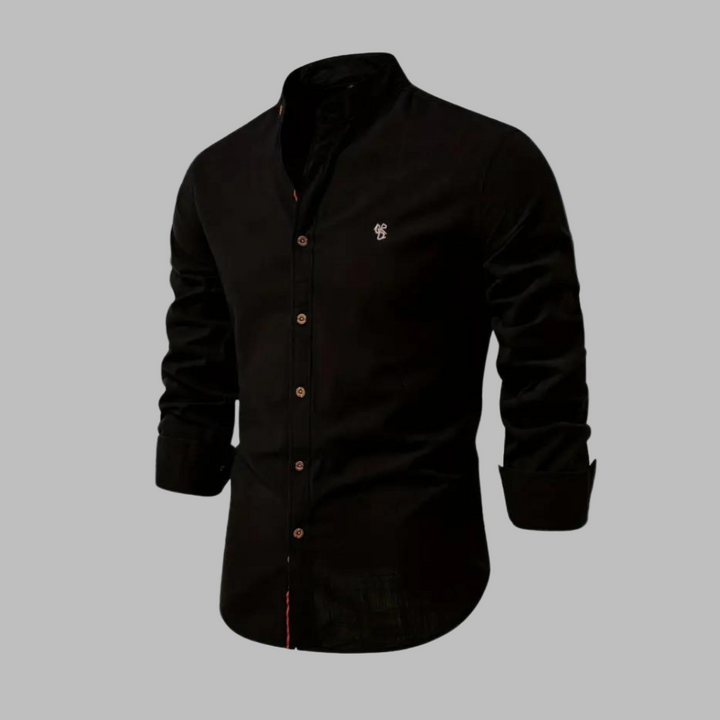 Trendy poloshirt met lange mouwen voor heren