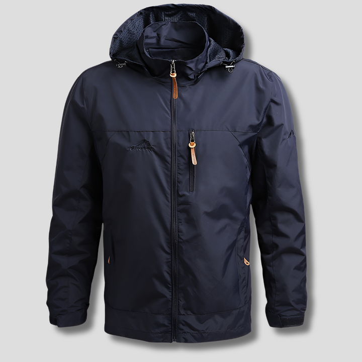 Waterdichte en winddichte outdoorjas voor heren
