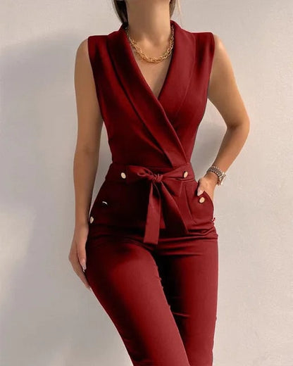 Premium Mouwlzoe Jumpsuit Voor Dames - Ella