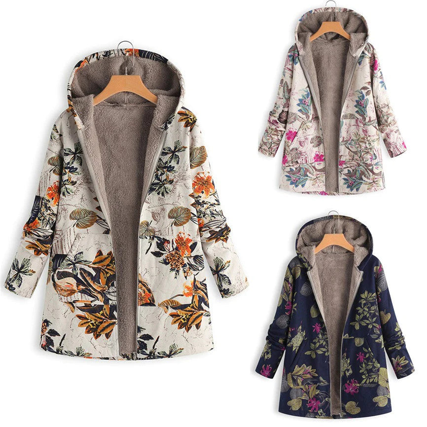 Linda - Vintage Warme Dames Jas Met Zachte Voering