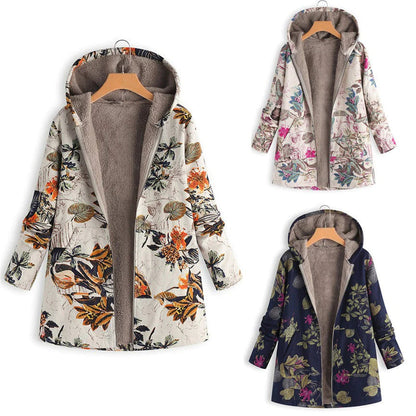 Linda - Vintage Warme Dames Jas Met Zachte Voering