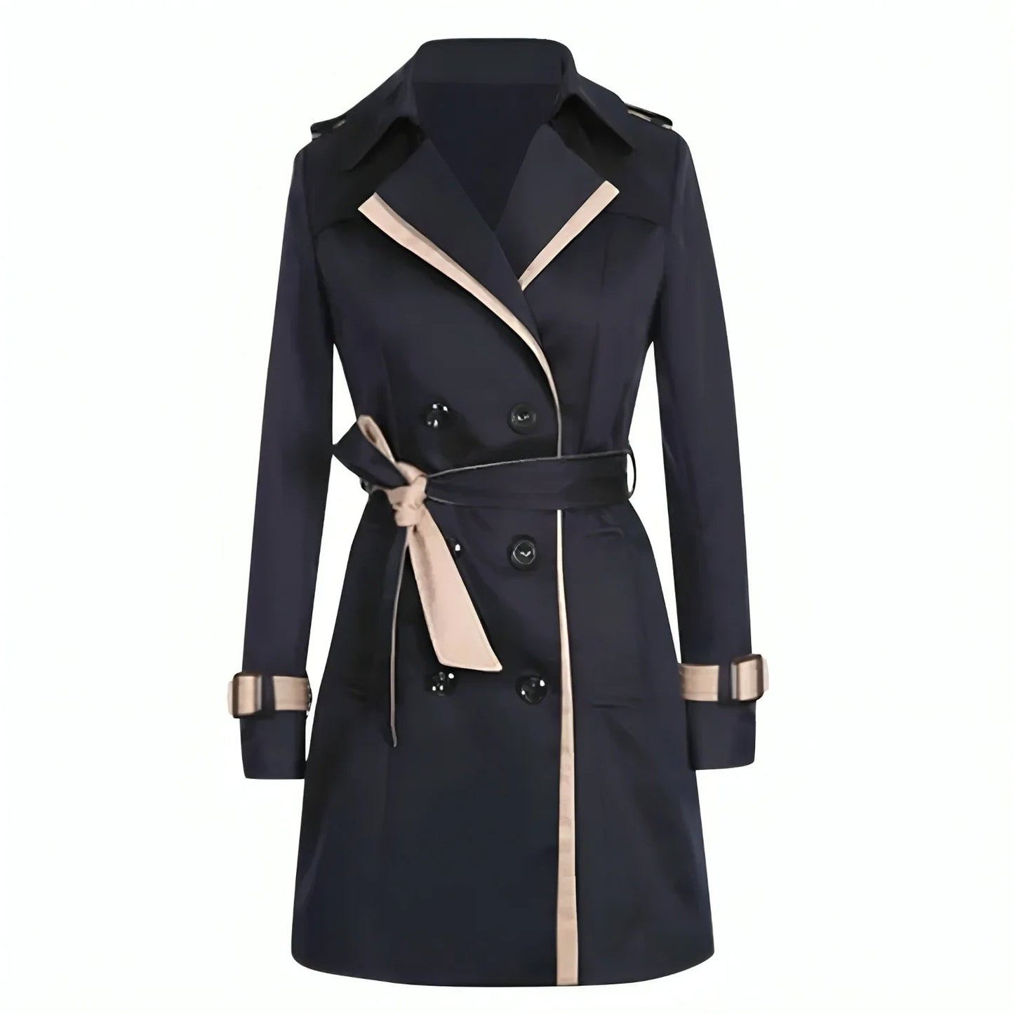 Trenchcoat Jas Met Knopen Voor Dames - Sarah