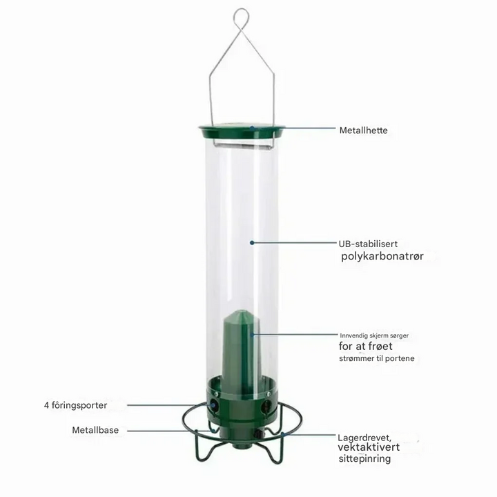 Eekhoornbestendige vogelvoederbak