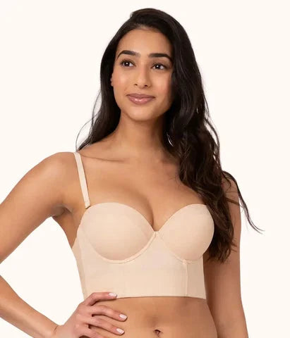 Mode draagt Elegante Comfortabele Strapless Push Up BH│1+1 Gratis beige zonder bandjes