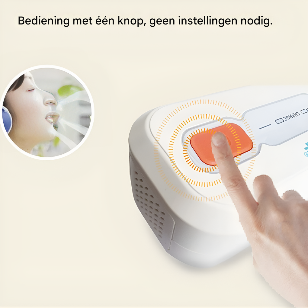 Draagbare CPAP-reiniger en ontsmettingsmiddel