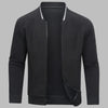 Comfortabele en warme herentrui met rits