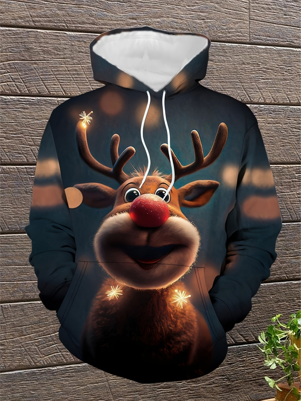 Rudolph Hoodie – Vrolijke en Comfortabele Hoodie voor de Feestdagen