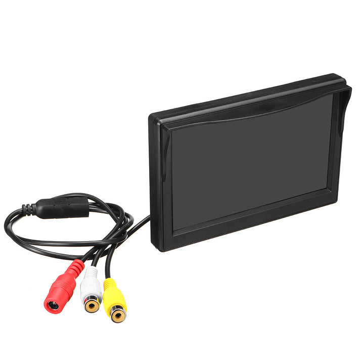 Draadloze Achteruitrijcamera Set – 5 Inch LCD Scherm, 170 Graden Zicht en Waterdichte Camera voor Veilig Parkeren DIY