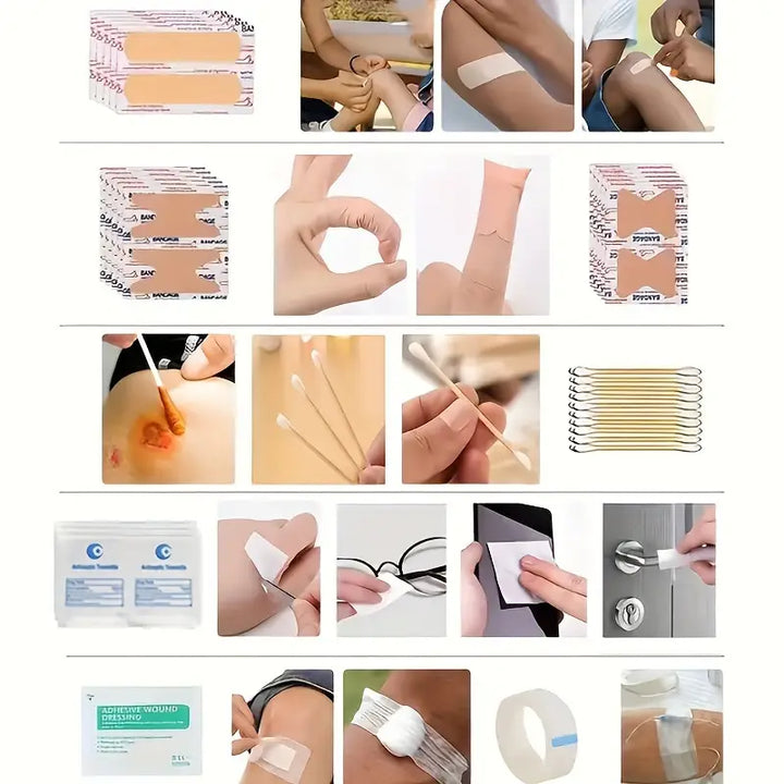 SurviPack 156-delige 30-in-1 Eerste Hulp Kit – Complete Overlevingskit voor Thuis, Kamperen, Wandelen en Reizen, Multifunctionele Draagtas