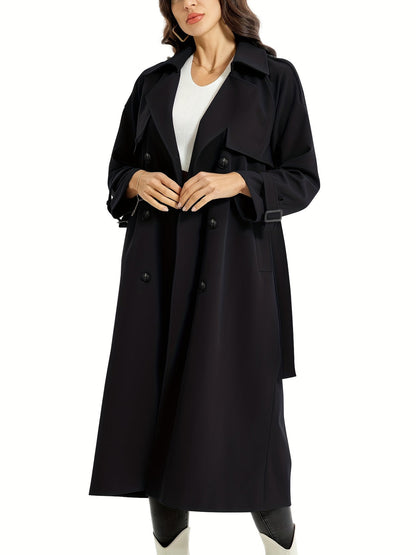 Premium Trenchcoat Lang Voor Dames - Luxor