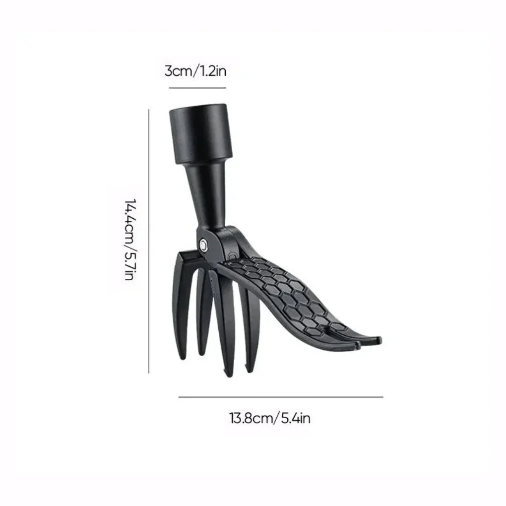 Roestvrijstalen verstelbare onkruidverwijderaar met lange steel en afneembaar handvat